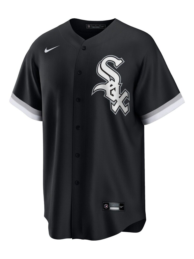 Fanatics Chicago Sox Official Replica Alternate Black Jersey With Moncada 10 Printing - Image 2 of 3 Fanatics Chicago Sox Official Replica Alternate Black Jersey With Moncada 10 Printing - Image 2 of 3