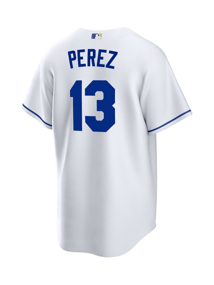 Fanatics Kansas City Royals Official Replica Home White Jersey with Perez 13 Printing - Image 3 of 3