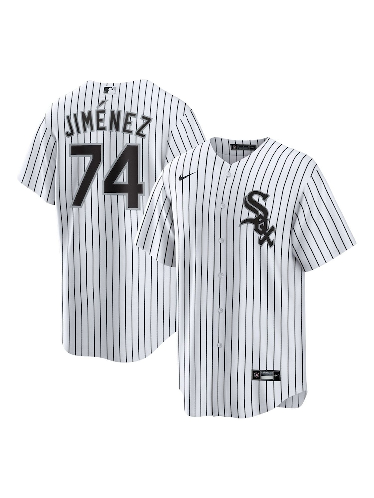 Fanatics Chicago Sox Official Replica Home White Jersey with Jim 74 Printing - Image 1 of 3
