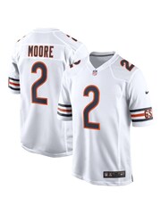 Fanatics Chicago Bears Game Road White Jersey D.J. Moore - Image 1 of 3