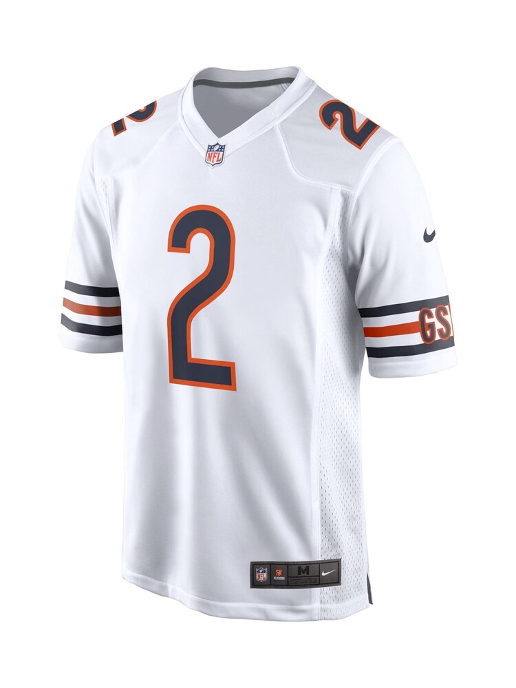 Fanatics Chicago Bears Game Road White Jersey D.J. Moore - Image 2 of 3 Fanatics Chicago Bears Game Road White Jersey D.J. Moore - Image 2 of 3