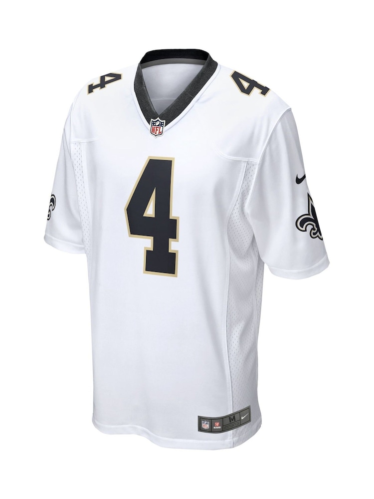 Fanatics New Orleans Saints Game Road White Jersey - Derek Carr - Image 2 of 3 Fanatics New Orleans Saints Game Road White Jersey - Derek Carr - Image 2 of 3