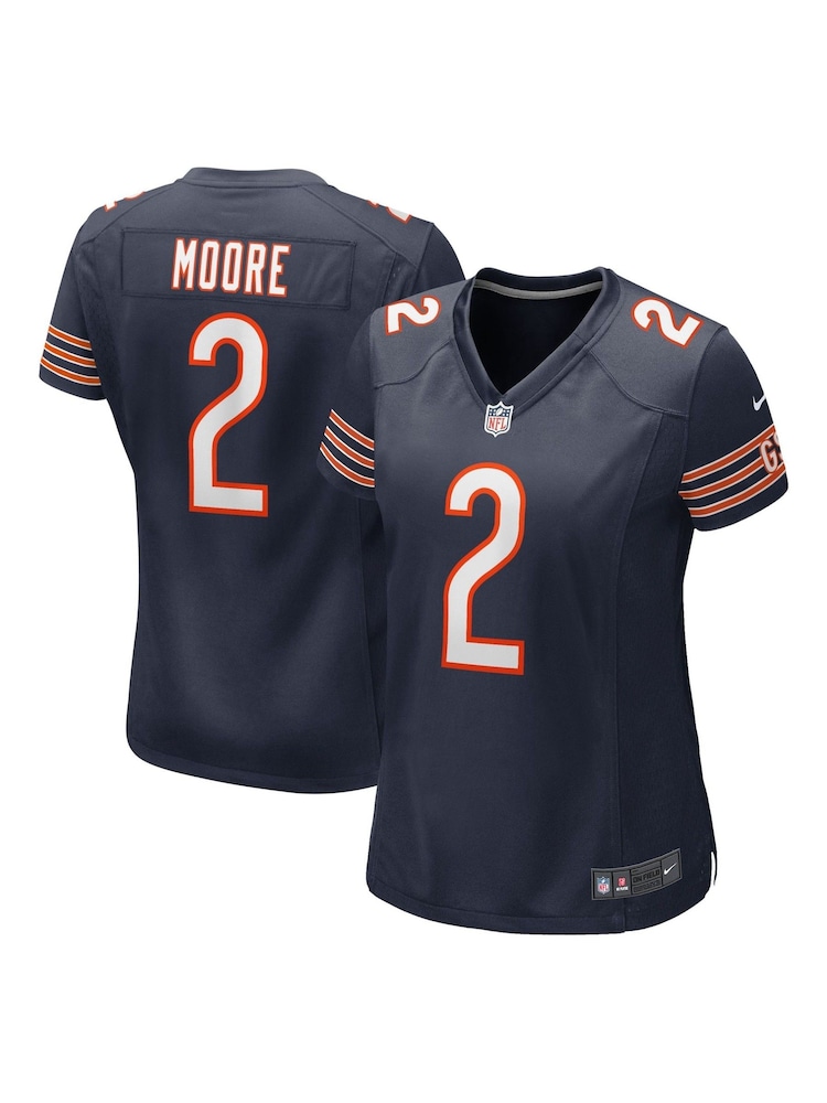 Fanatics Blue Chicago Bears Home Game Team Colour Jersey - D.J. Moore Womens - Image 1 of 3 Fanatics Blue Chicago Bears Home Game Team Colour Jersey - D.J. Moore Womens - Image 1 of 3