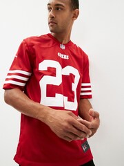 Fanatics Red San Francisco 49ers Game Team Colour Jersey - Christian McCaffrey - Image 1 of 8