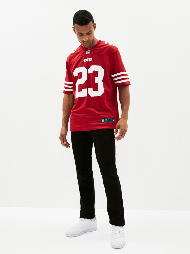Fanatics Red San Francisco 49ers Game Team Colour Jersey - Christian McCaffrey - Image 2 of 8 Fanatics Red San Francisco 49ers Game Team Colour Jersey - Christian McCaffrey - Image 2 of 8