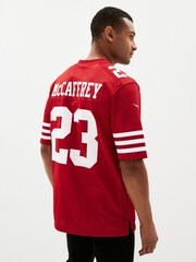 Fanatics Red San Francisco 49ers Game Team Colour Jersey - Christian McCaffrey - Image 3 of 8