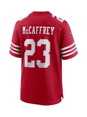 Fanatics Red San Francisco 49ers Game Team Colour Jersey - Christian McCaffrey - Image 8 of 8