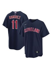 Fanatics Blue Cleveland Indians Official Replica Alternate Jersey With Ramirez 11 Printing - Image 1 of 3