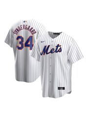 Fanatics New York Mets Official Replica Home White Jersey With Syndergaard 34 Printing - Image 1 of 1
