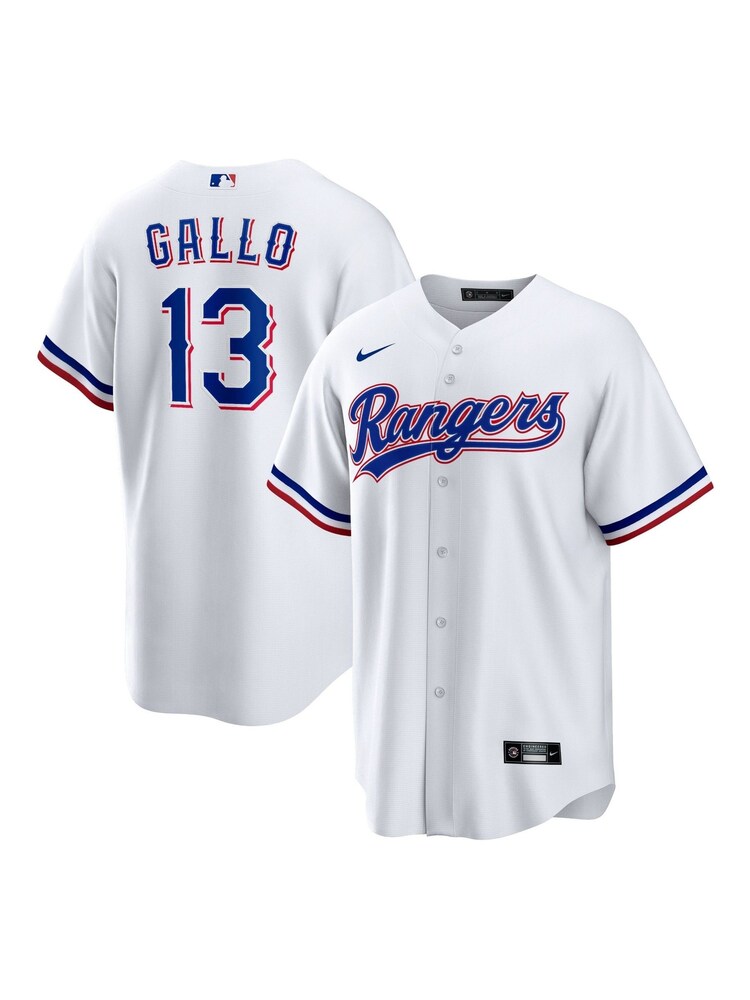 Fanatics Texas Rangers Official Replica Home White Jersey with Gallo 13 Printing - Image 1 of 3