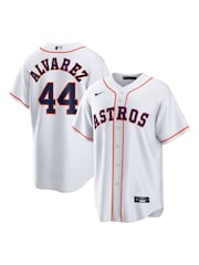 Fanatics Houston Astros Official Replica Home White Jersey With Alvarez 44 Printing - Image 1 of 1
