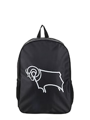 Fanatics Derby County Crest Black Backpack - Image 1 of 3