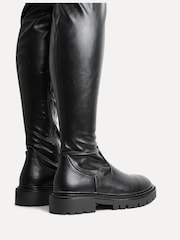 Linzi Black Sonny Over The Knee Long Boots - Image 6 of 6