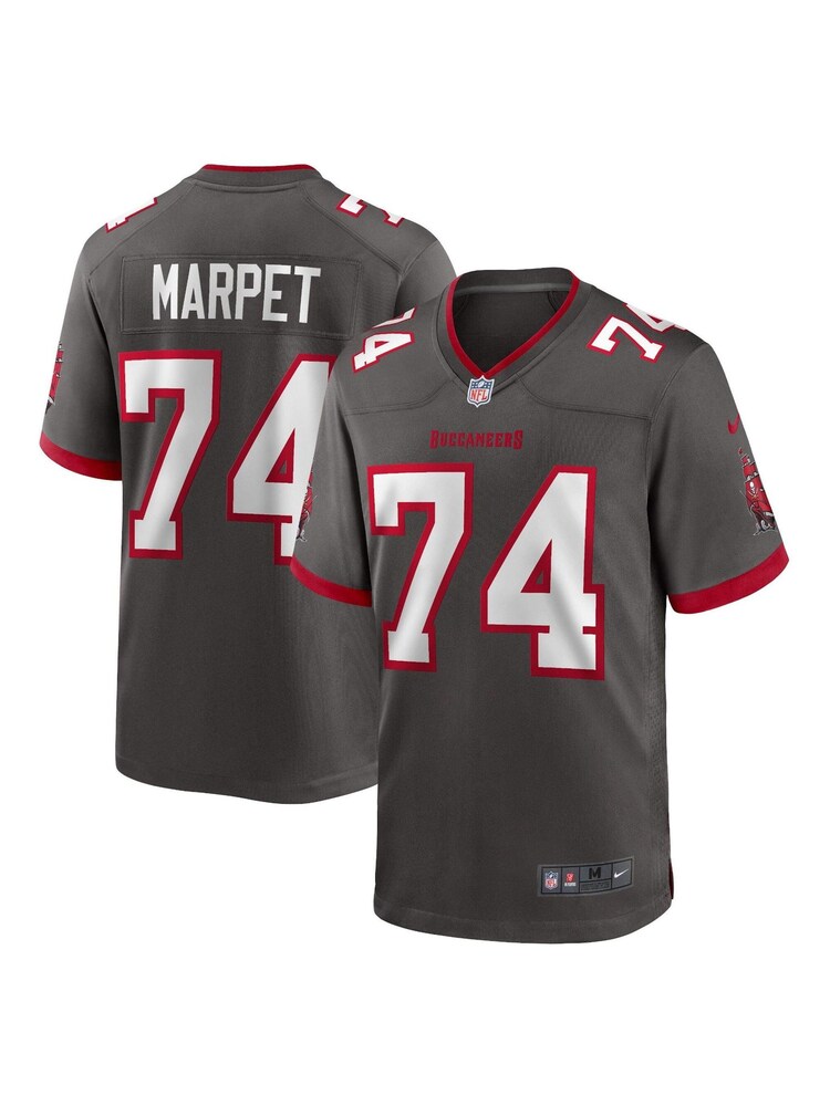 Fanatics Grey Tampa Bay Buccaneers Game Alternate Jersey Ali Marpet - Image 1 of 3