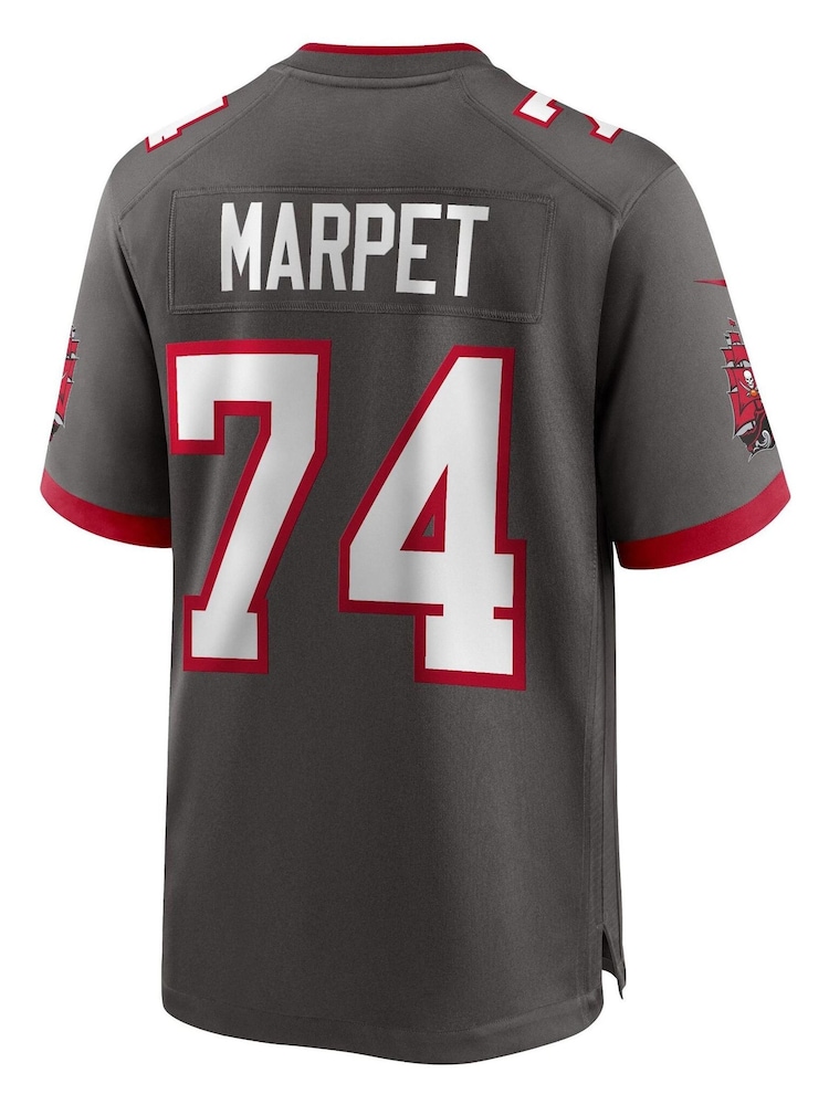 Fanatics Grey Tampa Bay Buccaneers Game Alternate Jersey Ali Marpet - Image 3 of 3