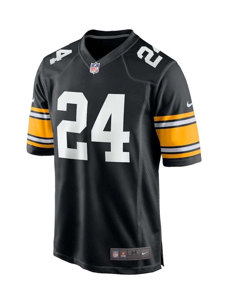 Fanatics Pittsburgh Steelers Game Alternate Black Jersey - Benny Snell - Image 2 of 3 Fanatics Pittsburgh Steelers Game Alternate Black Jersey - Benny Snell - Image 2 of 3