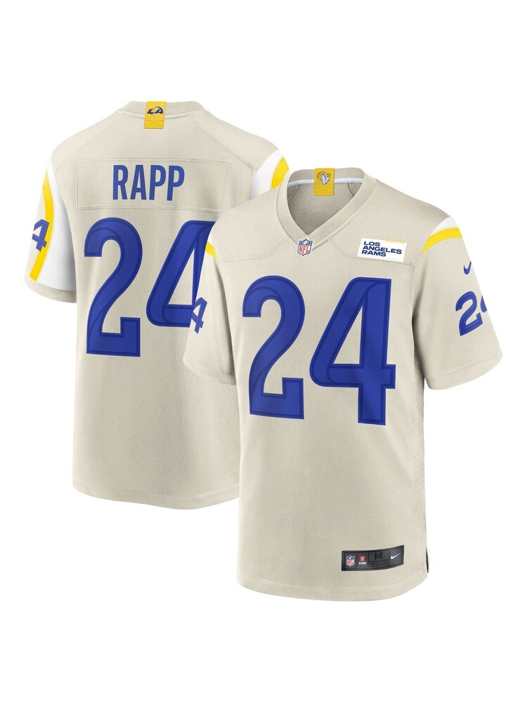 Fanatics Yellow Los Angeles Rams Game Road Jersey Taylor Rapp - Image 1 of 3