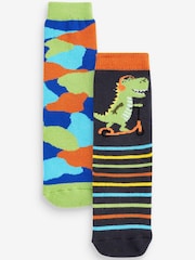 Totes Blue Totes Toasties Childrens Original Slipper Socks (Twin Pack) - Image 1 of 4
