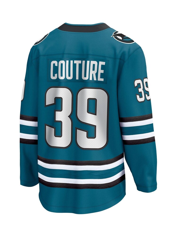 Fanatics Green San Jose Sharks Branded Home Breakaway Logan Couture Jersey - Image 3 of 3
