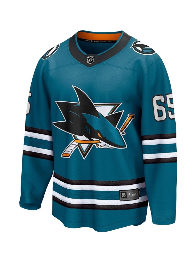 Fanatics Green San Jose Sharks Branded Home Breakaway Erik Karlsson Jersey - Image 2 of 3