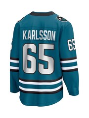 Fanatics Green San Jose Sharks Branded Home Breakaway Erik Karlsson Jersey - Image 3 of 3