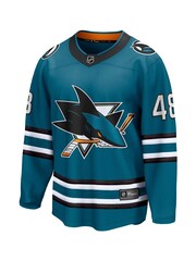 Fanatics Green San Jose Sharks Branded Home Breakaway Tomas Hertl Jersey - Image 2 of 3