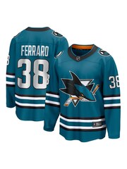Fanatics Green San Jose Sharks Branded Home Breakaway Mario Ferraro Jersey - Image 1 of 3
