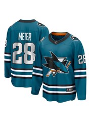 Fanatics Green San Jose Sharks Branded Home Breakaway Timo Meier Jersey - Image 1 of 3