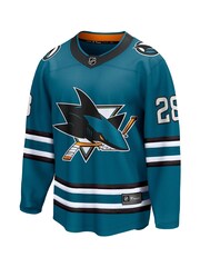 Fanatics Green San Jose Sharks Branded Home Breakaway Timo Meier Jersey - Image 2 of 3