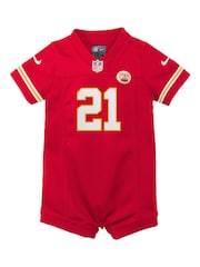 Fanatics Red Kansas City Chiefs Home Jersey Romper Newborn - Image 2 of 3
