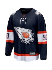 Edmonton Oilers Fanatics Branded Special Edition 2.0 Breakaway Blue Jersey  - Ryan Nugent-Hopkins - Image 2 of 3