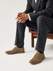 Stone Double Monk Shoes - Image 1 of 8