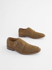 Stone Double Monk Shoes - Image 2 of 8