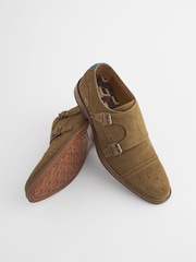 Stone Double Monk Shoes - Image 5 of 8