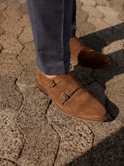 Stone Double Monk Shoes - Image 8 of 8