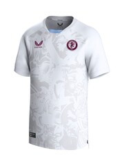 Castore White Aston Villa Away Shirt 2023-24 Kids - Image 2 of 3
