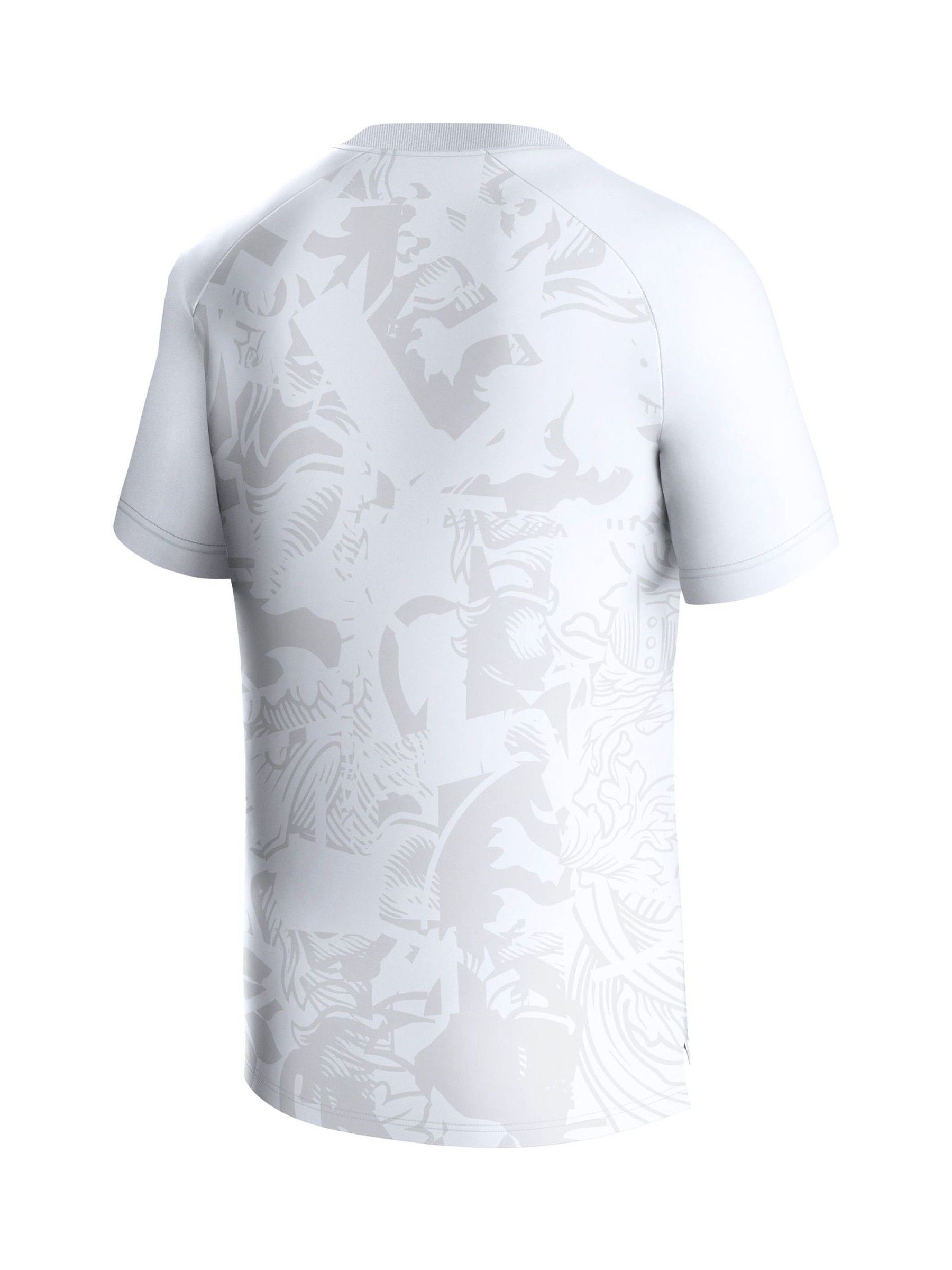 Castore White Aston Villa Away Shirt 2023-24 Kids - Image 3 of 3