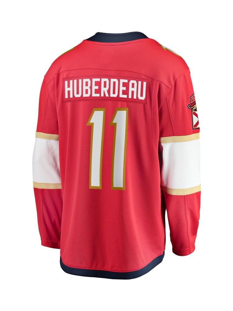 Fanatics Red Florida Panthers Branded Home Breakaway Jonathan Huberdeau Jersey - Image 3 of 3