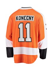 Fanatics Orange Philadelphia Flyers Fanatics Branded Home Breakaway Travis Konecny Jersey - Image 3 of 3