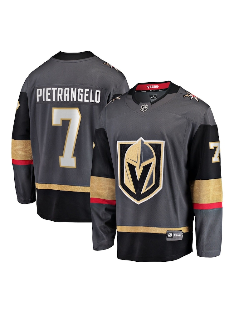 Fanatics Vegas Golden Knights Fanatics Branded Home Breakaway Alex Pietrangelo Black Jersey - Image 1 of 2