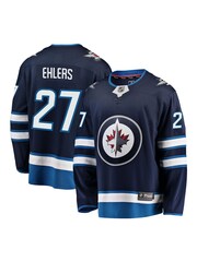 Fanatics Blue Winnipeg Jets Branded Home Breakaway Nikolaj Ehlers Jersey - Image 1 of 3