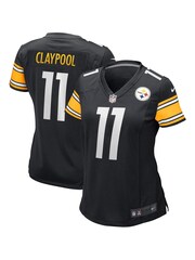 Fanatics Pittsburgh Steelers Home Game Chase Claypool Black Jersey Womens - Image 1 of 3