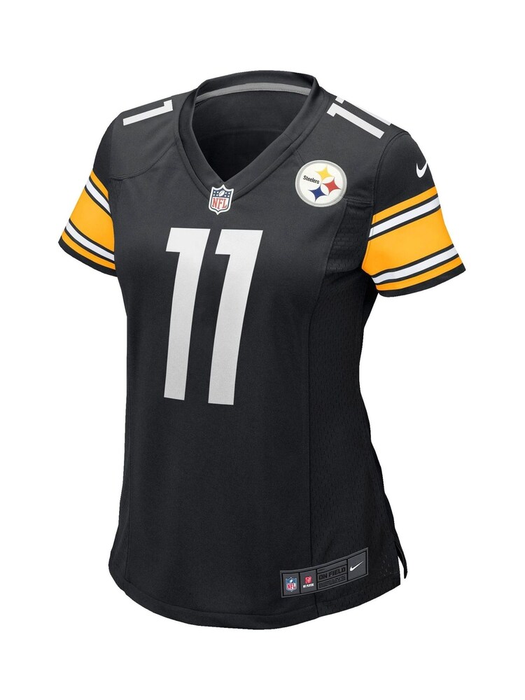 Fanatics Pittsburgh Steelers Home Game Chase Claypool Black Jersey Womens - Image 2 of 3