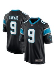 Fanatics Carolina Panthers Home Game Black Jersey  - Matt Corral - Image 1 of 3