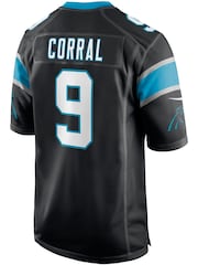 Fanatics Carolina Panthers Home Game Black Jersey  - Matt Corral - Image 3 of 3