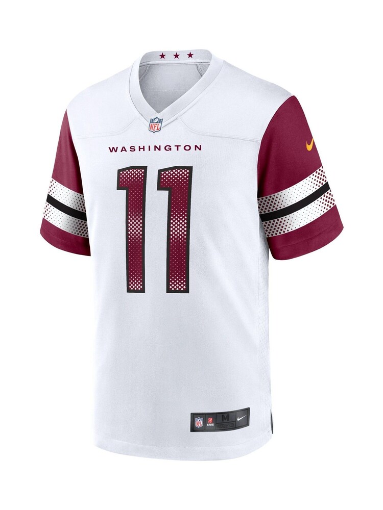 Washington Commanders Road Game White Jersey  - Carson Wentz - Image 2 of 3