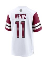 Washington Commanders Road Game White Jersey  - Carson Wentz - Image 3 of 3