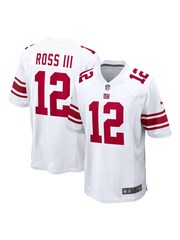 Fanatics New York Giants Game Road John Ross III White Jersey - Image 1 of 3