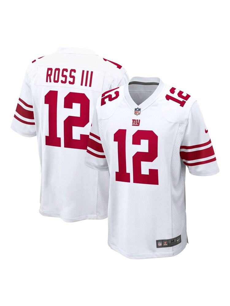 Fanatics New York Giants Game Road John Ross III White Jersey - Image 1 of 3