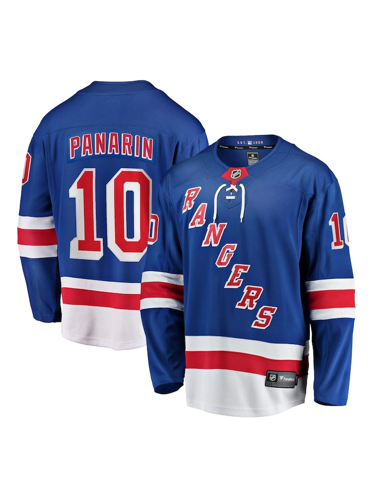 New York Rangers Fanatics Branded Home Breakaway Blue Jersey - Artemi Panarin - Image 1 of 3